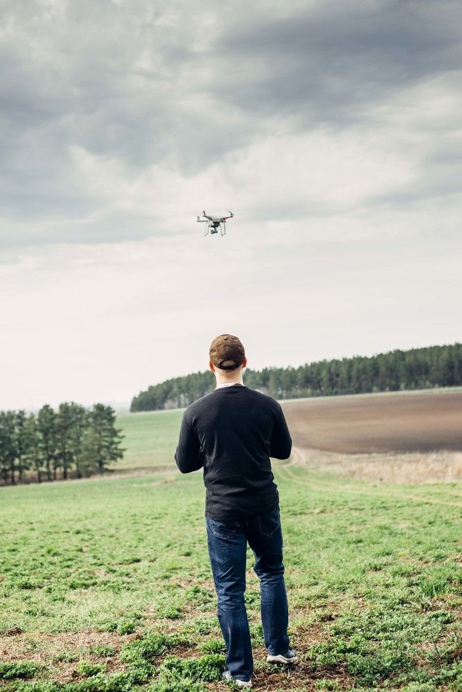 полет на квадрокоптере