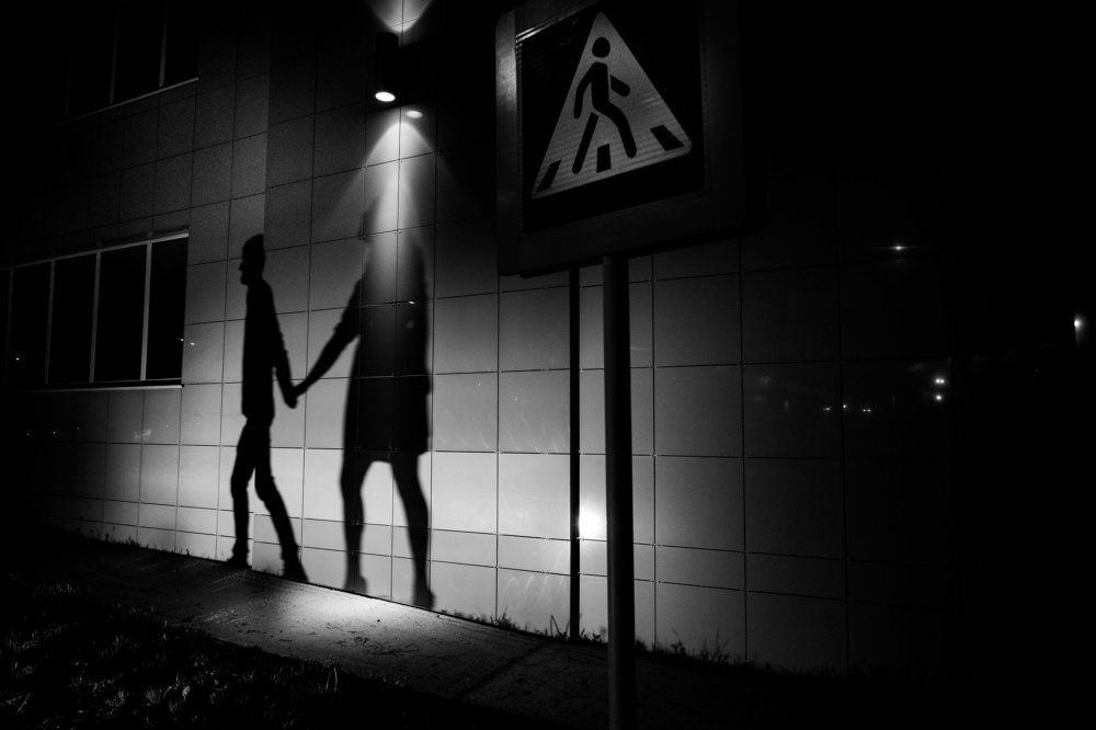 Ночь,улица,фонарь.