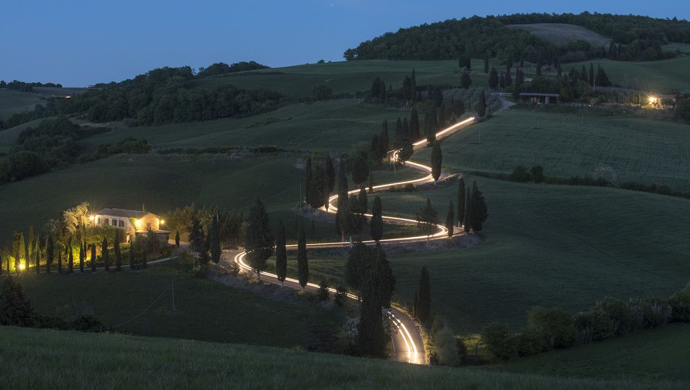 Ночные огни Тосканы...