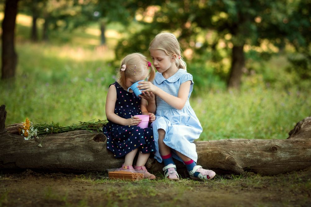 Чаепитие с сестрой