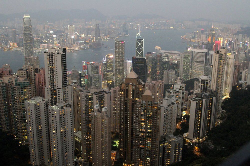 Вечерний Гонконг