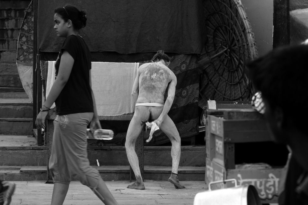 Devotee Sadhu ( Naga Baba )