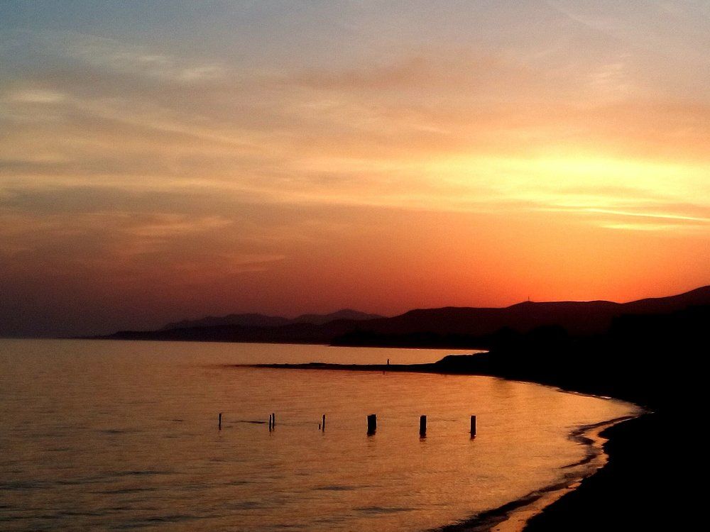sunset greece