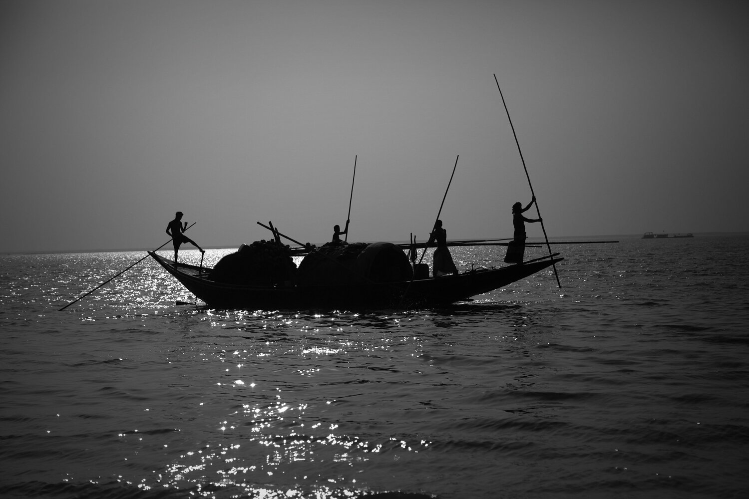 fishermen in the boat...