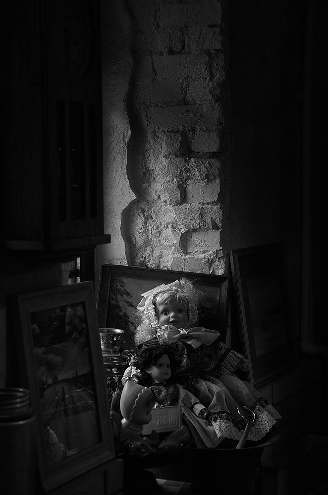 в антикварной лавке