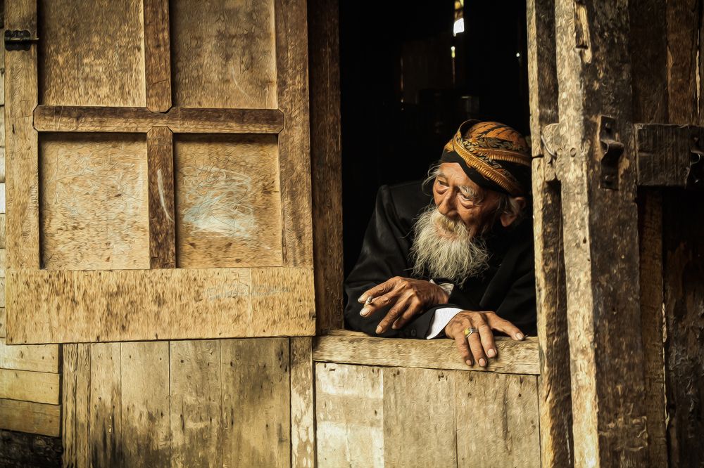 Old Man in the Window