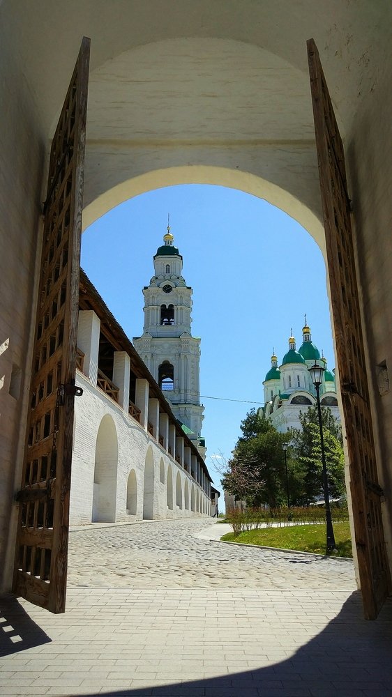 В крепости