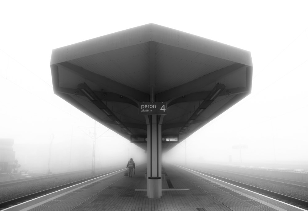 Train station morning.