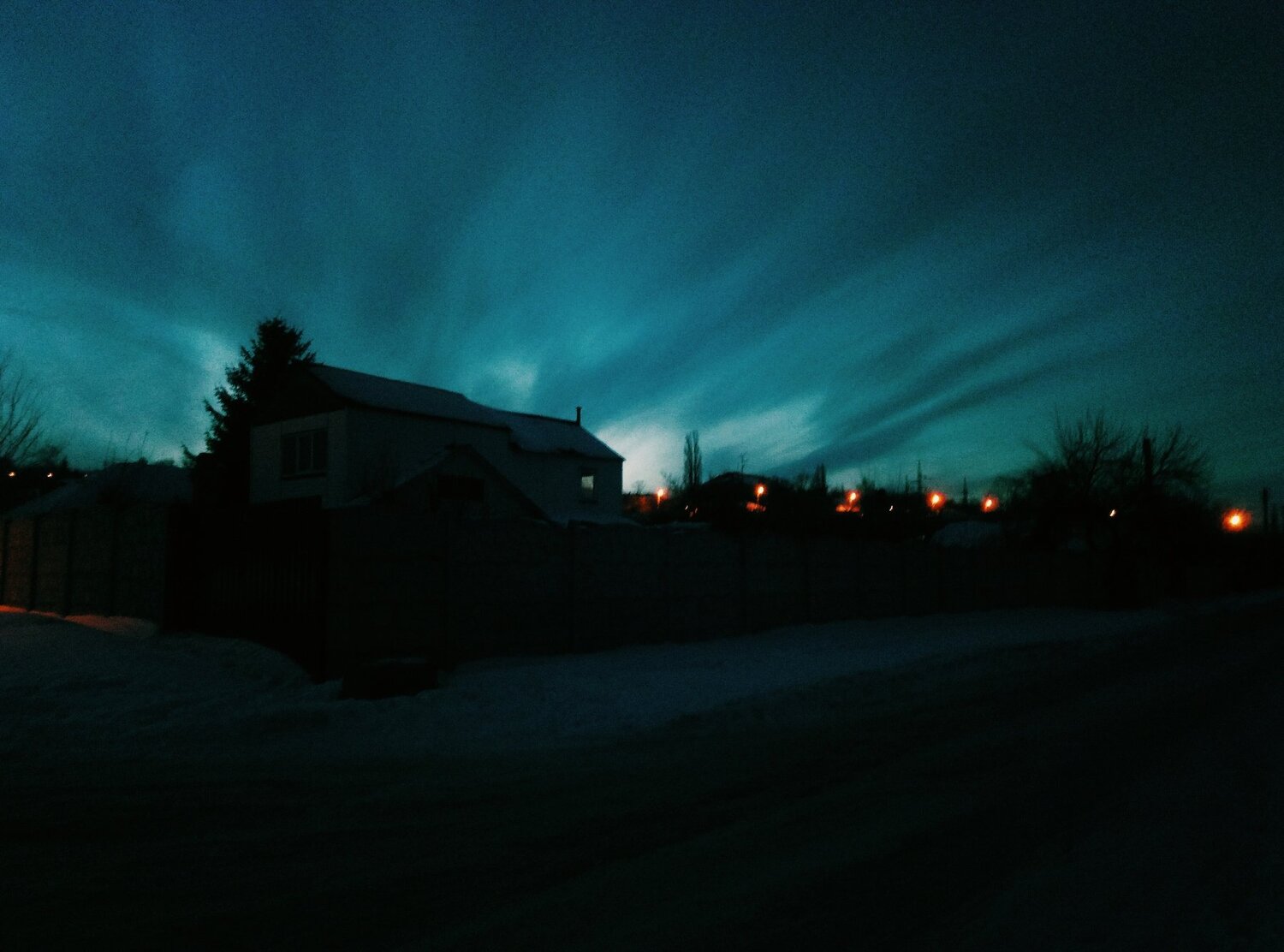 Последние зимние ночи.