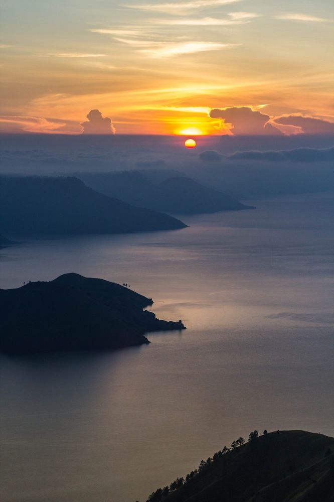 Sunrise At Lake Toba
