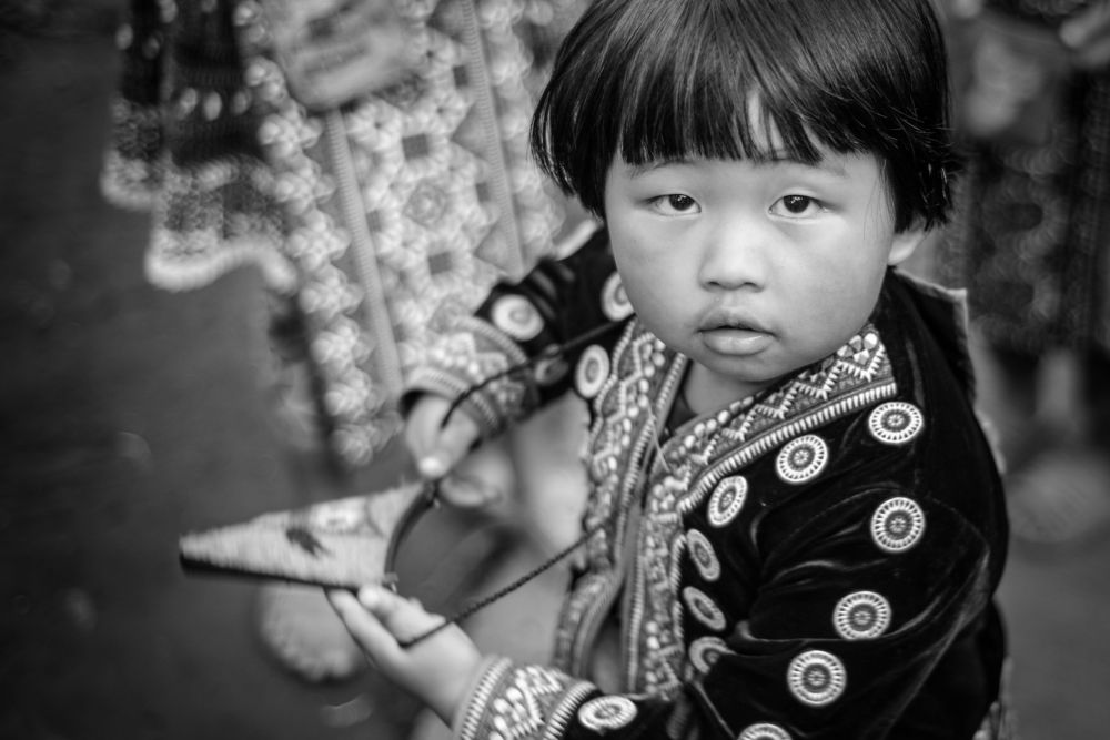 Hmong tribe girl