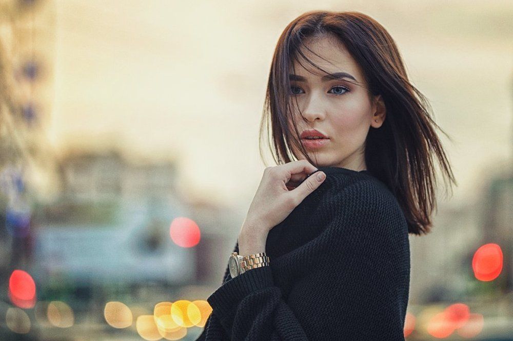 Вечерний город.