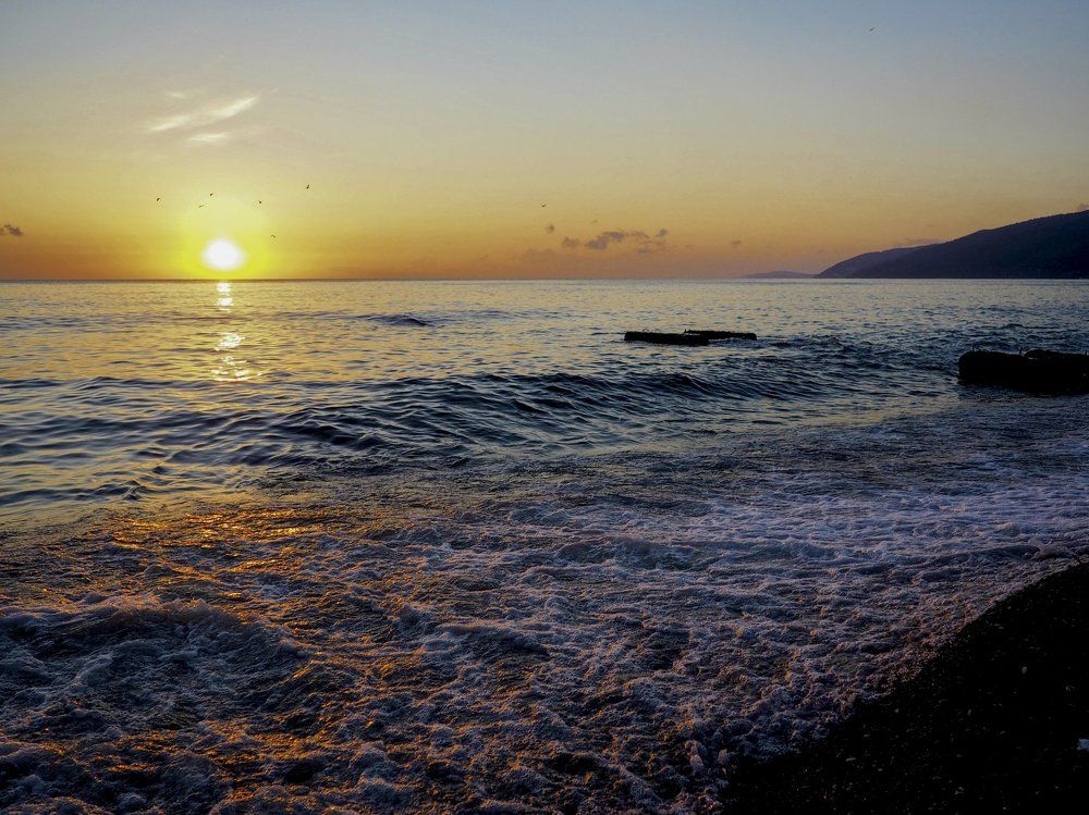 Закат после шторма