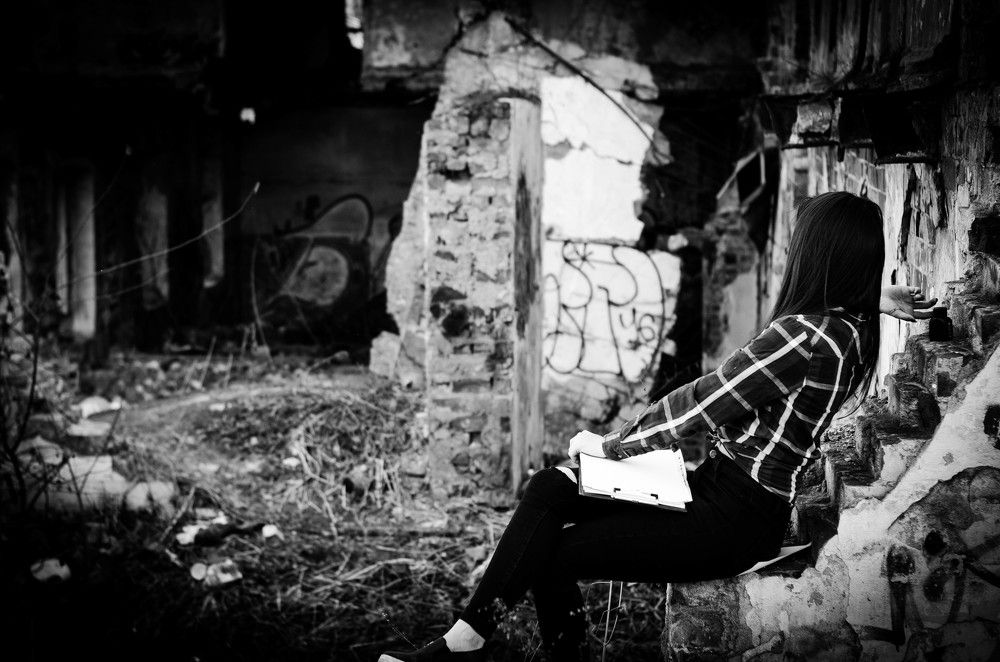 Художник за работой