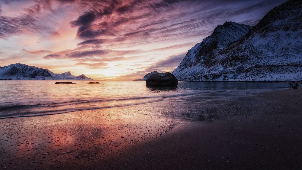 Фотограф и закат.