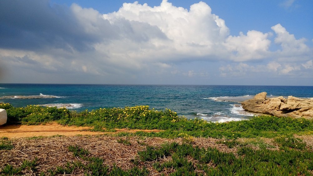 Средиземное море...Кесария /The Mediterranean sea...Caesarea