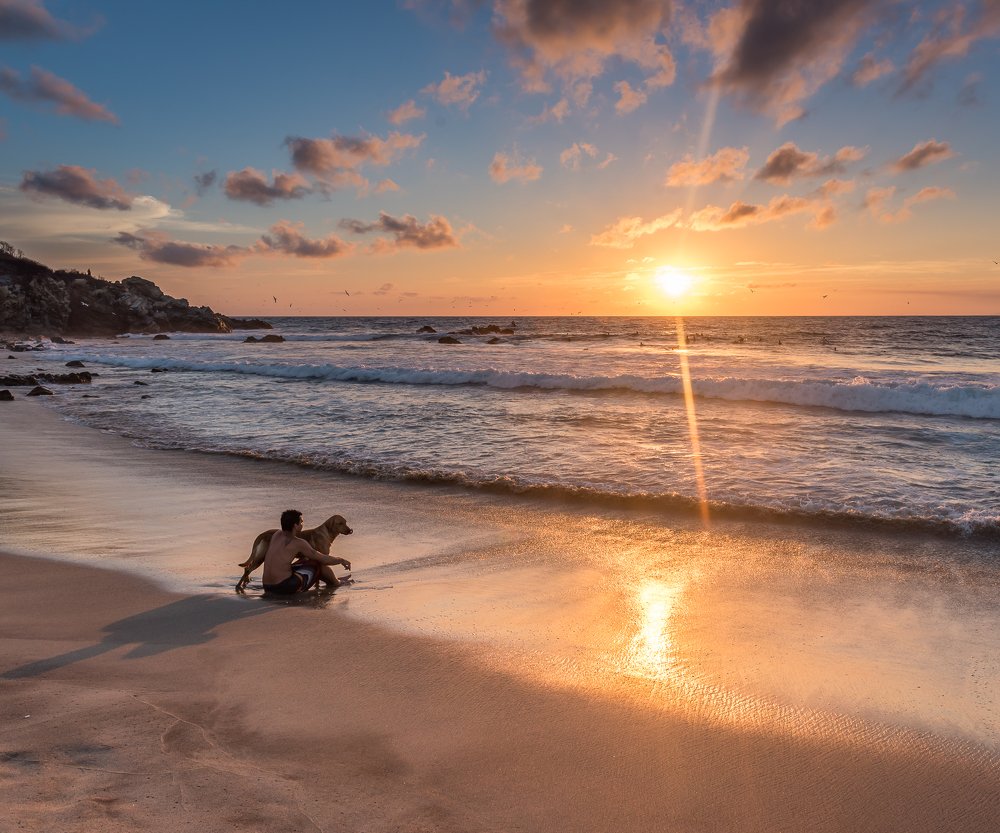 Провожая закат над Тихим океаном