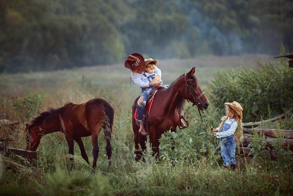 Прогулка с лошадьми