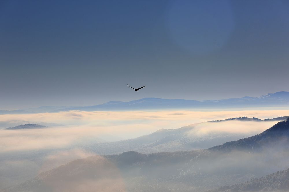 Пролетая над Семинским перевалом