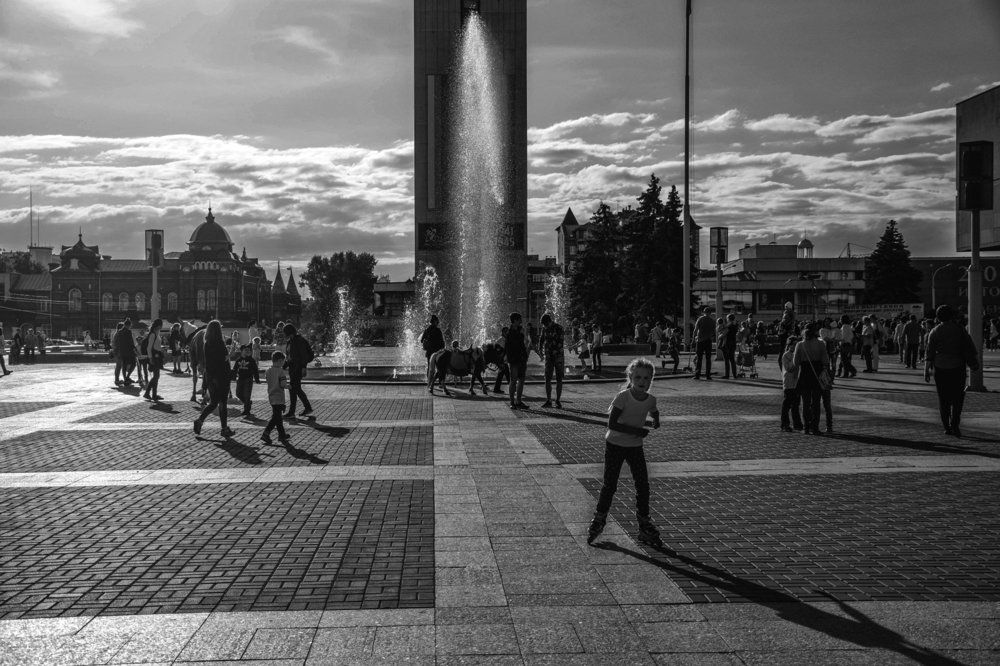 Прогулка у фонтана