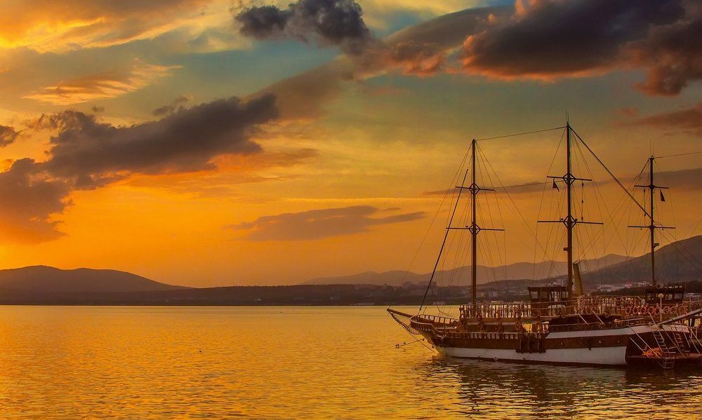 Закат на Чёрном море