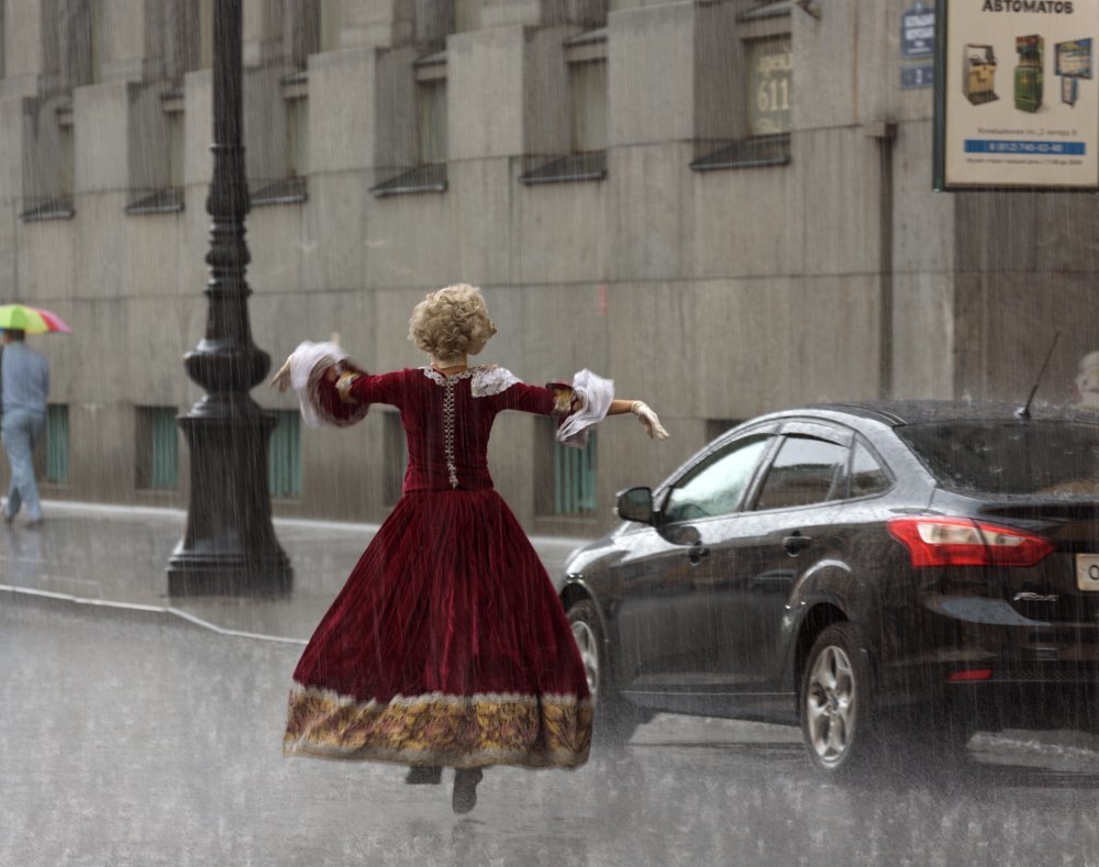 Полька под дождём