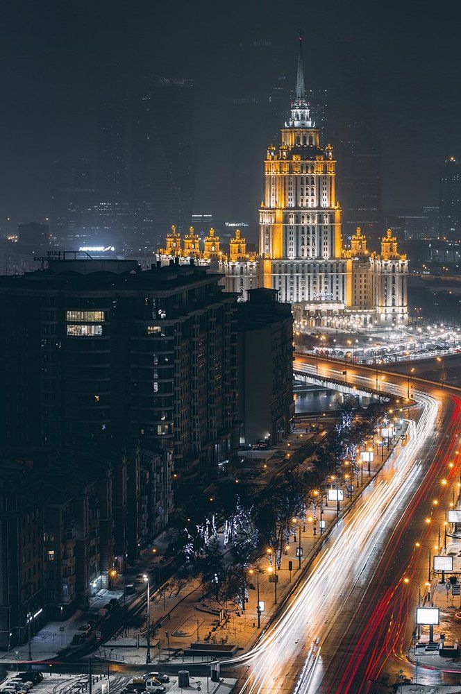 Moscow. Night Arbat