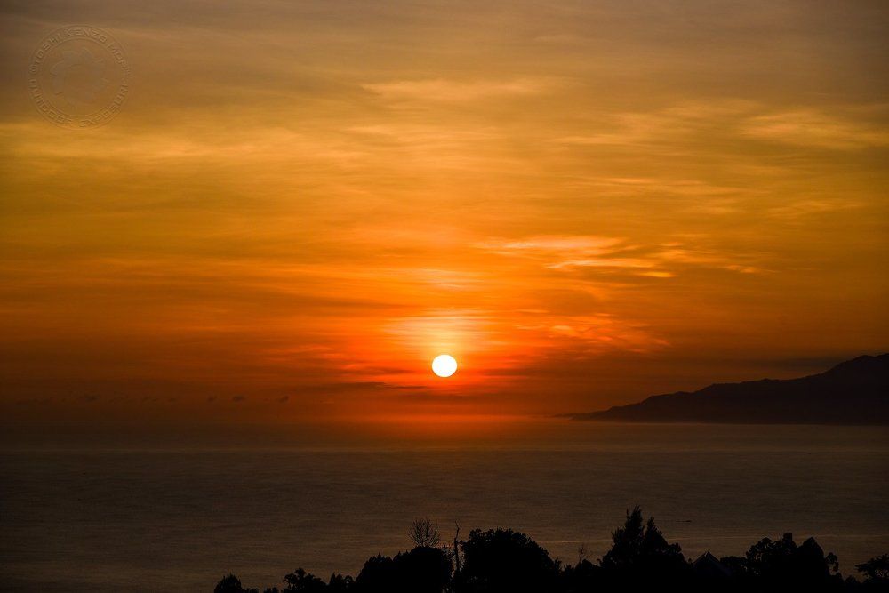 Sunrise from Pacific Ocean