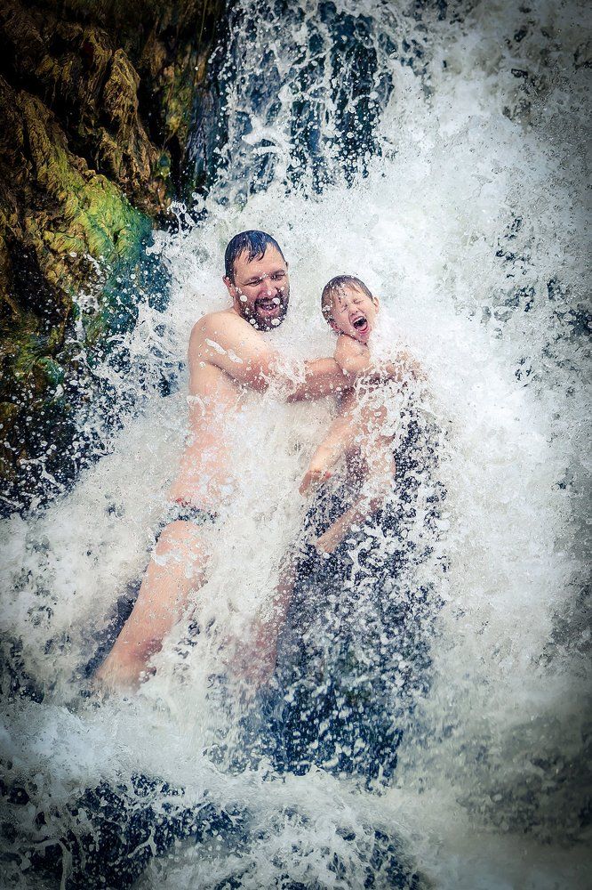 Под душем...