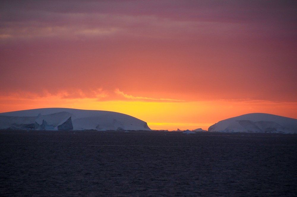 Sunset/ Antarctica