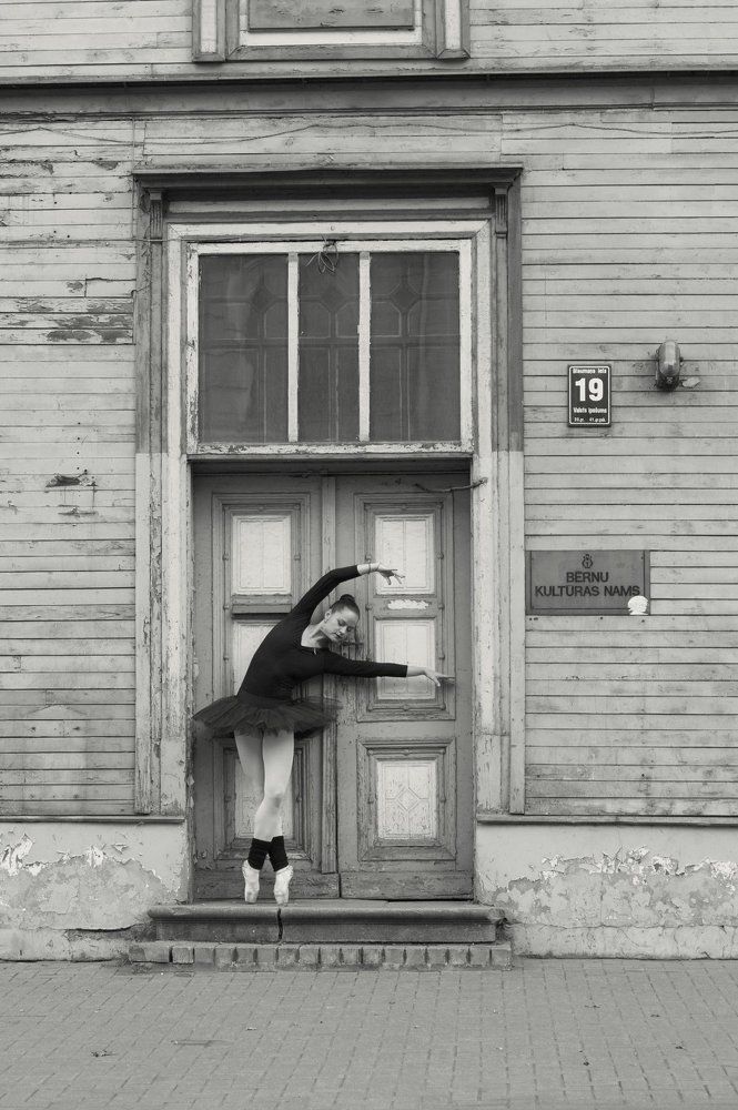 В городских пейзажах