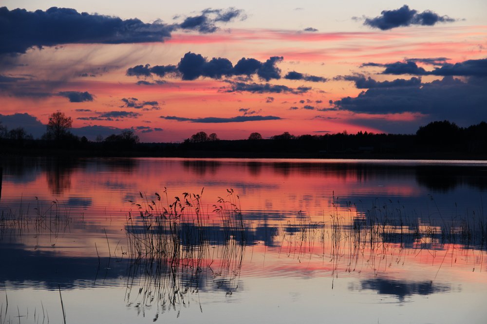 Закат на Селигере.