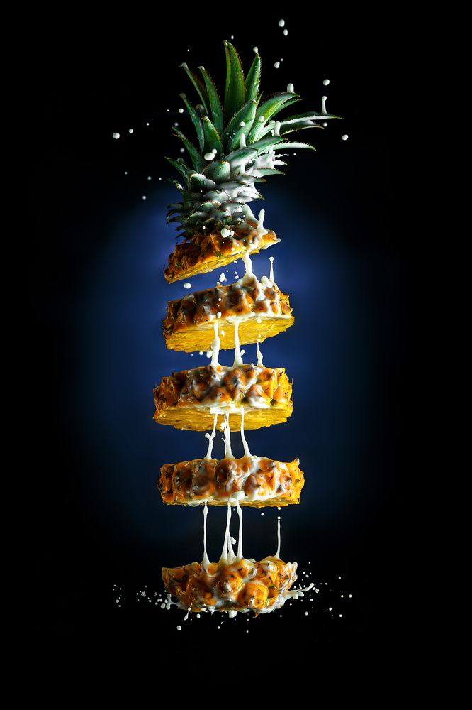 Ананас с молоком