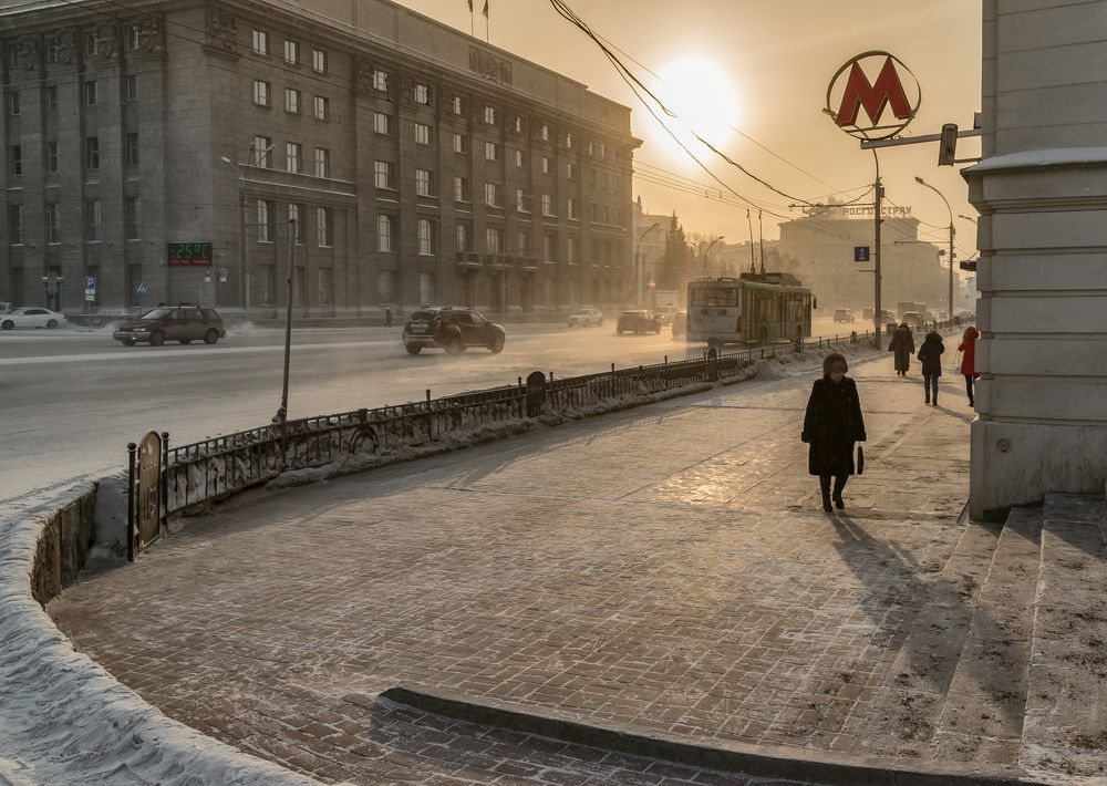 Зима в Новосибирске