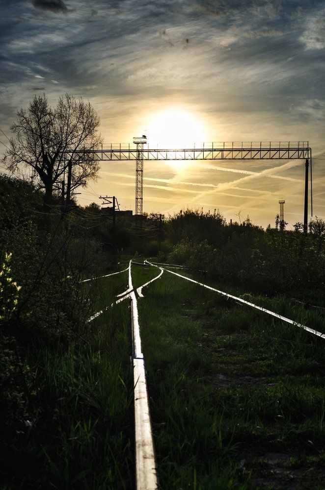 Дороги на небе и на земле.