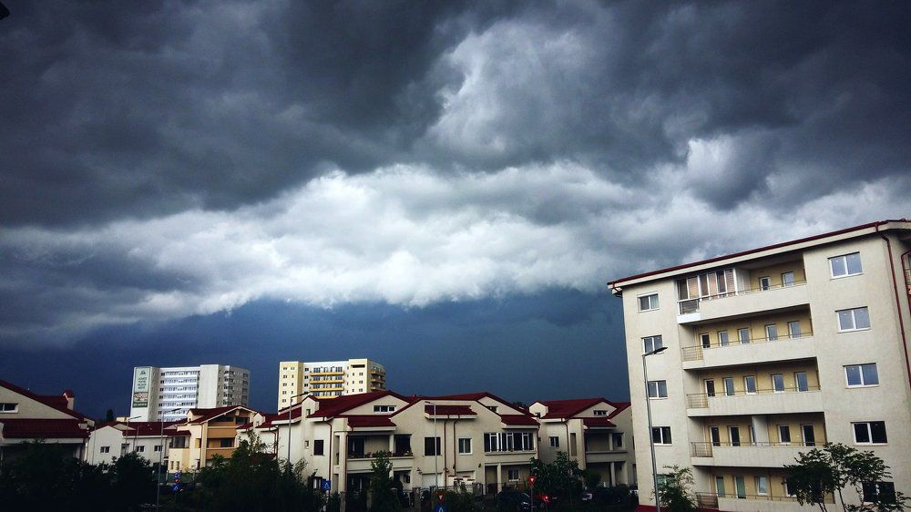Storm in city