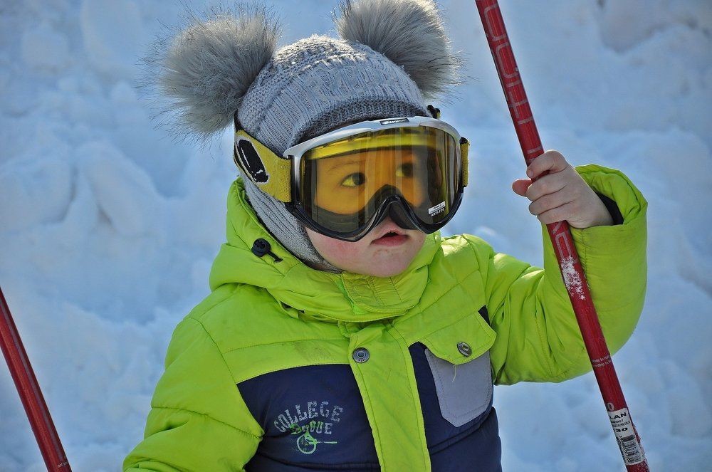 Будущий горнолыжник