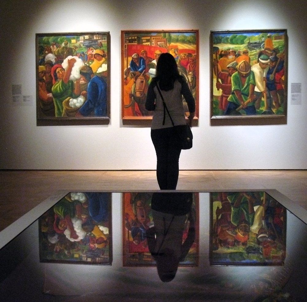 на выставке