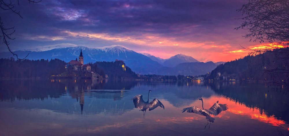 Танцы на воде.