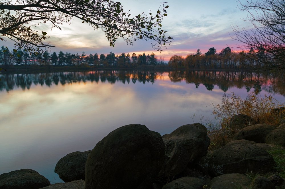Озеро в Саду Камней