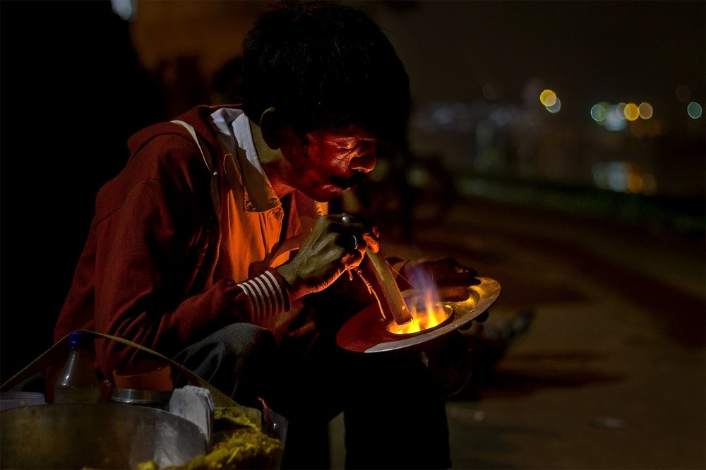 Flame different color