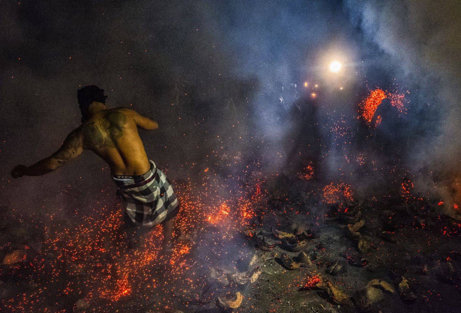 Walking the fire @ Melasti Festival, Bali