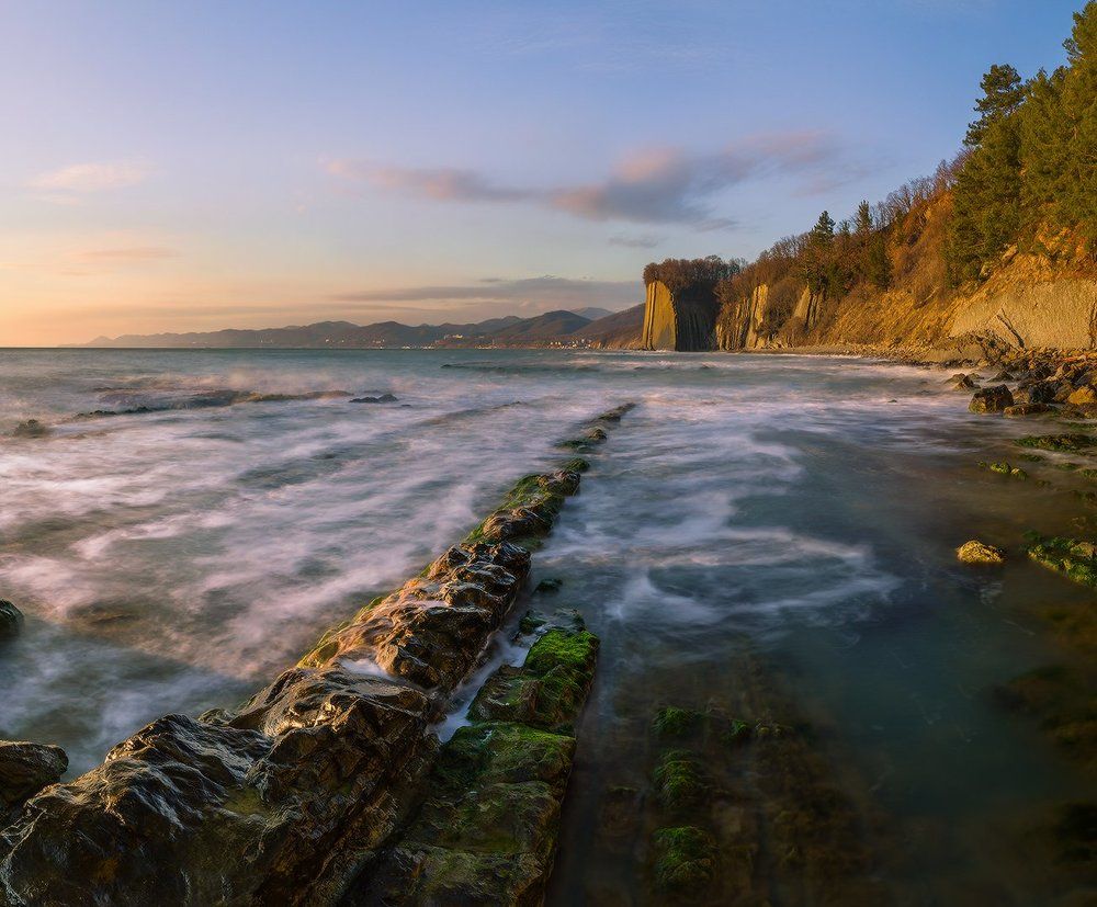 В лучах заката