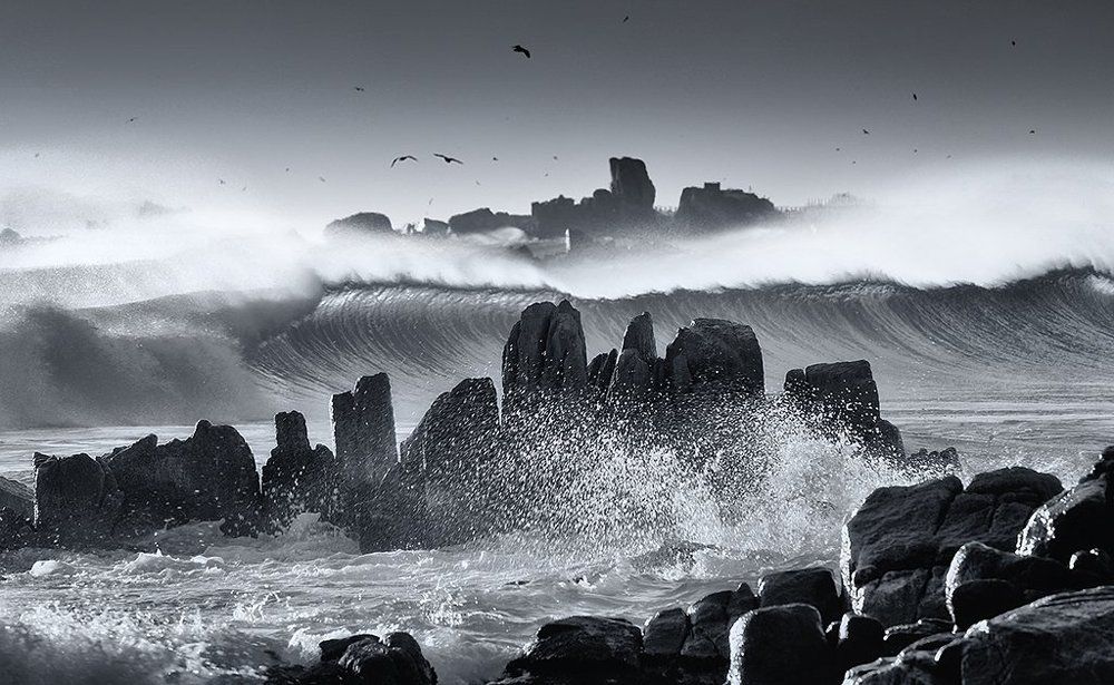 Composition of waves and rocks