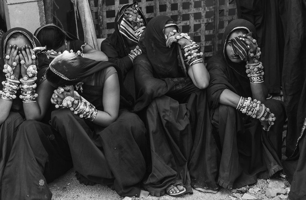 TRIBAL GIRLS AT FAIR