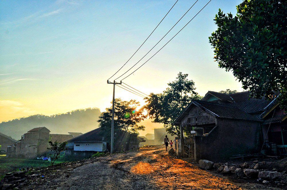 Morning in my village