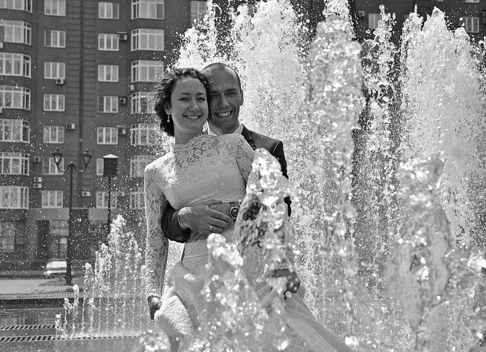 Свадьба у фонтана