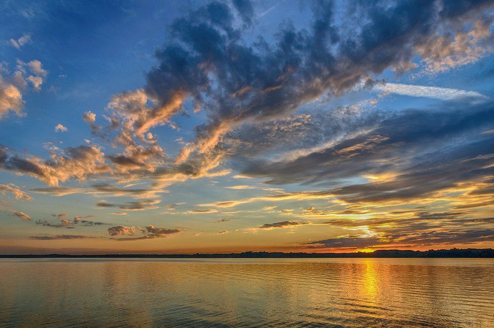 золотой закат