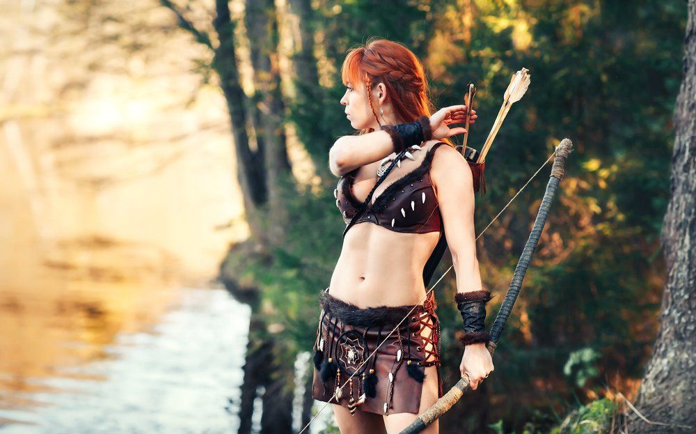 Зена- охотница.