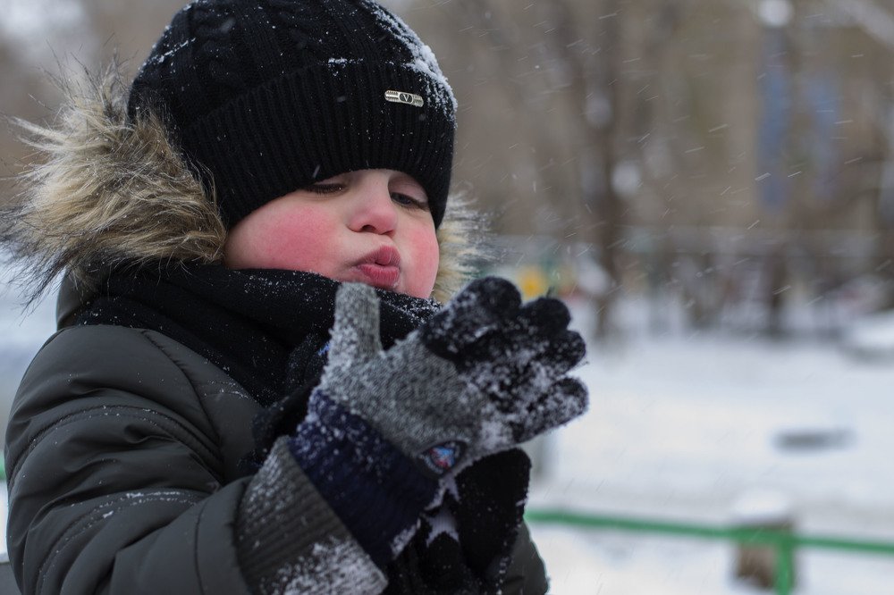 первый снег